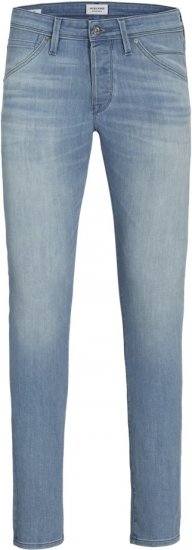 Jack & Jones GLENN FOX AM 496 Blue Denim - Kavbojke & hlače - Moške Kavbojke in Hlače za Močnejše Postave