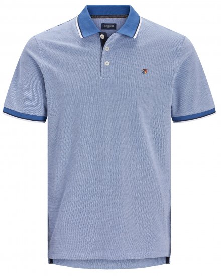 Jack & Jones JPRBLUWIN Polo Bright Cobalt - Polo majice - Moške Polo Majice za Močnejše Postave