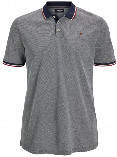 Jack & Jones JPRBLUWIN Polo Mood Indigo - Polo majice - Moške Polo Majice za Močnejše Postave