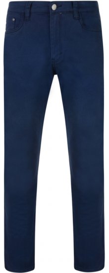 Kam Jeans Alba 5-pocket Stretch Chinos Navy - Kavbojke & hlače - Moške Kavbojke in Hlače za Močnejše Postave