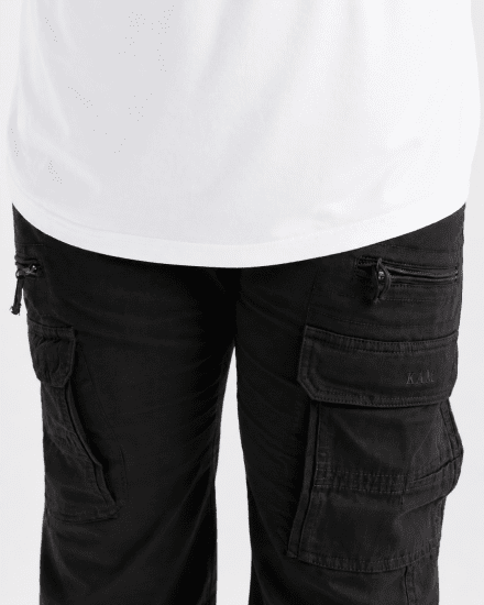 Kam Jeans Cargo pants Black - Kavbojke & hlače - Moške Kavbojke in Hlače za Močnejše Postave
