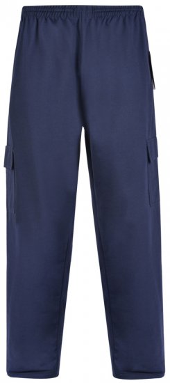 Kam Jeans Cargopocket Joggers "Lightweight" Navy - Trenirke & kratke trenirke - Moške Trenirke za Močnejše Postave