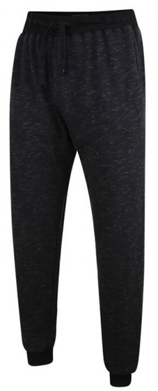 Kam Jeans 235 Melange Jog Bottoms Black - Trenirke & kratke trenirke - Moške Trenirke za Močnejše Postave