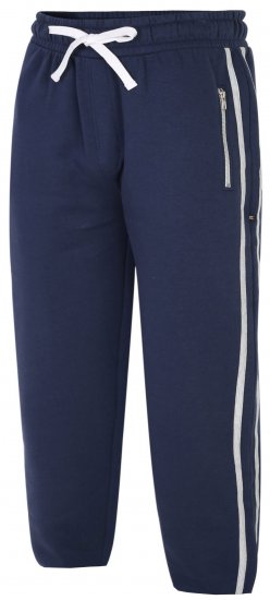 Kam Jeans 239 Stripe Jogger Navy - Trenirke & kratke trenirke - Moške Trenirke za Močnejše Postave