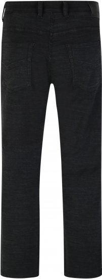 Kam Jeans 264 Slub Weave 5 Pocket Stretch Pants Charcoal - Kavbojke & hlače - Moške Kavbojke in Hlače za Močnejše Postave