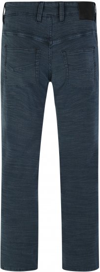 Kam Jeans 264 Slub Weave 5 Pocket Stretch Pants Smokey Blue - Kavbojke & hlače - Moške Kavbojke in Hlače za Močnejše Postave