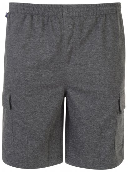 Kam Jeans Cargo Jogger shorts Grey - Trenirke & kratke trenirke - Moške Trenirke za Močnejše Postave