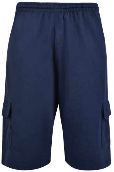 Kam Jeans Cargo Joggers shorts Navy - Trenirke & kratke trenirke - Moške Trenirke za Močnejše Postave