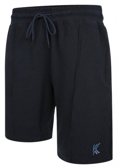 Kam Jeans 3305 Jaquard Mesh Shorts Navy - Trenirke & kratke trenirke - Moške Trenirke za Močnejše Postave