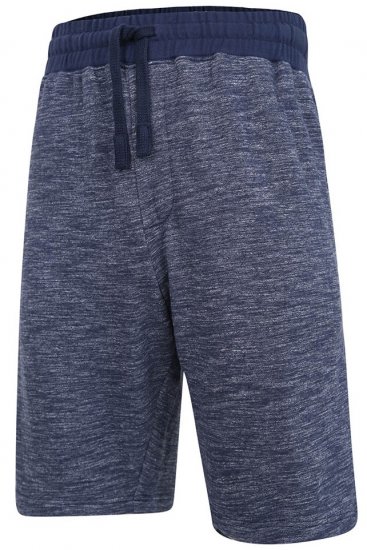 Kam Jeans 331 Melange Jog Shorts Indigo - Trenirke & kratke trenirke - Moške Trenirke za Močnejše Postave