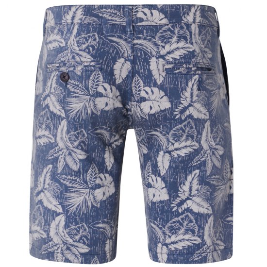 Kam Jeans 340 Dress Shorts Denim Blue - Kratke hlače - Moške Kratke Hlače za Močnejše Postave