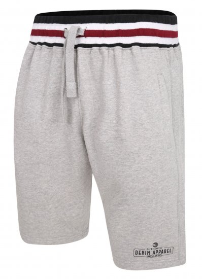 Kam Jeans 344 Jogger Shorts Grey - Trenirke & kratke trenirke - Moške Trenirke za Močnejše Postave