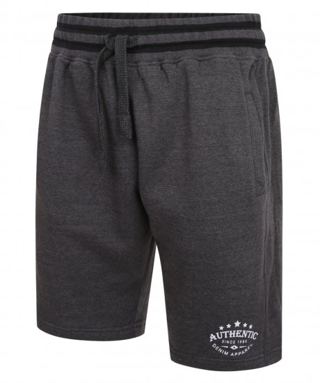 Kam Jeans 345 Authentic Shorts Charcoal - Trenirke & kratke trenirke - Moške Trenirke za Močnejše Postave