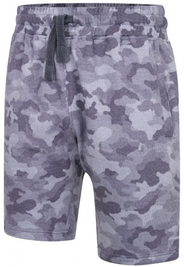 Kam Jeans 346 Camo Sweat Shorts Indigo - Trenirke & kratke trenirke - Moške Trenirke za Močnejše Postave