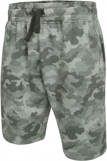 Kam Jeans 346 Camo Sweat Shorts Olive TALL SIZES - MOŠKA OBLAČILA MT-6XLT - DALJŠI kroji