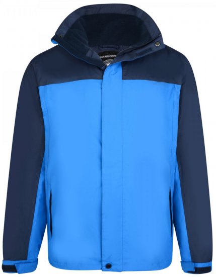 Kam Jeans 439 Softshell Jacket Navy - Jakne - Moške bunde za Močnejše Postave