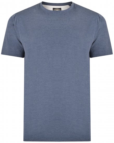 Kam Jeans T-shirt Indigo blue - Kratke Majice - Moške kratke majice za močnejše postave