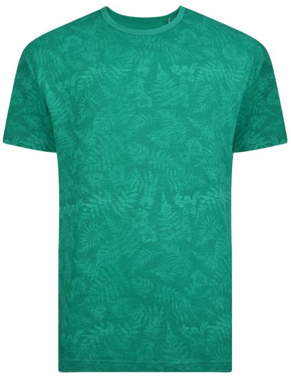Kam Jeans 5261 T-shirt Shamrock - Kratke Majice - Moške kratke majice za močnejše postave