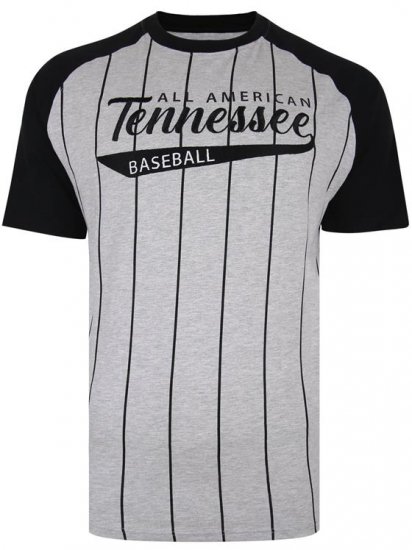 Kam Jeans 5361 Tennessee Baseball T-shirt - Kratke Majice - Moške kratke majice za močnejše postave