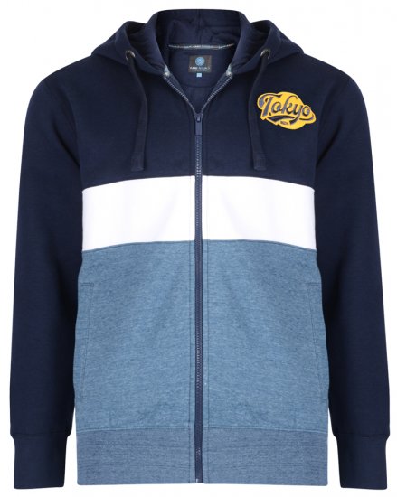 Kam Jeans 7002 Hoodie Denim - Puloverji & jopice - Moški Puloverji & Jopice za Močnejše Postave