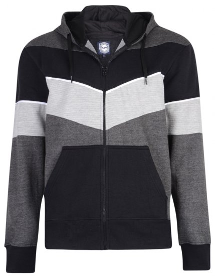 Kam Jeans 7004 Charcoal - Puloverji & jopice - Moški Puloverji & Jopice za Močnejše Postave