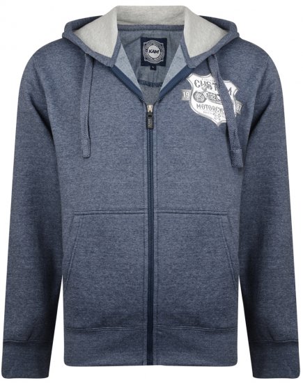 Kam Jeans 704 Customs Hoodie Denim - Puloverji & jopice - Moški Puloverji & Jopice za Močnejše Postave