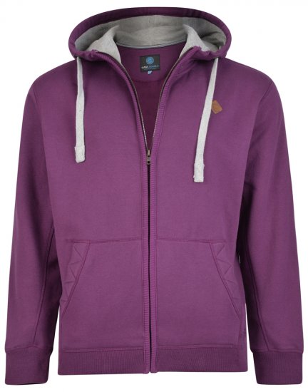 Kam Jeans 717 Hoodie Purple - Puloverji & jopice - Moški Puloverji & Jopice za Močnejše Postave