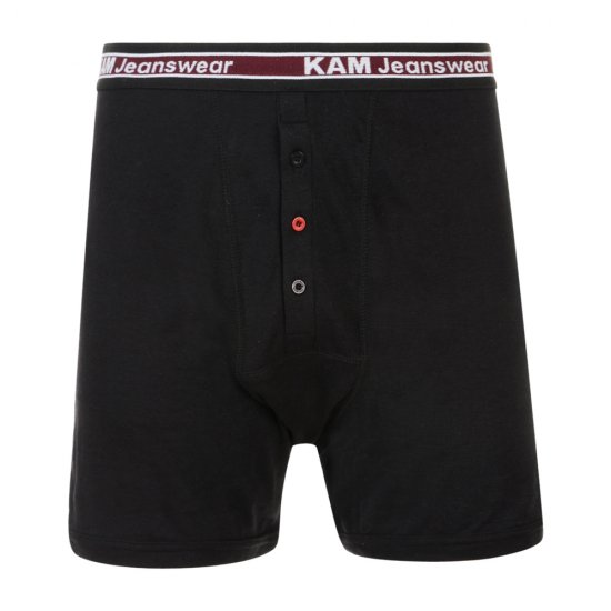 Kam Jeans Boxershorts Black, Grey, Navy 3-Pack - Spodnje perilo & kopalne hlače - Moško Spodnje Perilo za močnejše postave