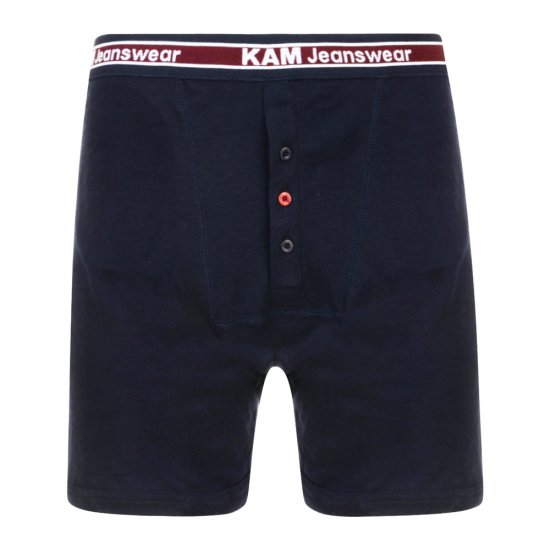 Kam Jeans Boxershorts Black, Grey, Navy 3-Pack - Spodnje perilo & kopalne hlače - Moško Spodnje Perilo za močnejše postave
