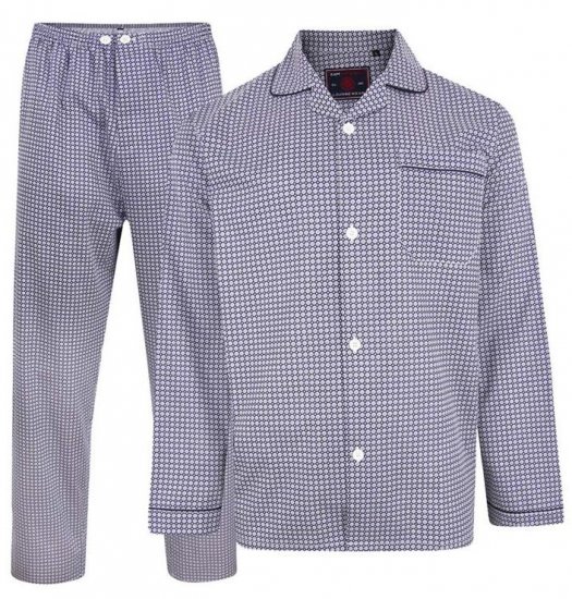 Kam Jeans 879 Dobby Print Pyjama Set - Spodnje perilo & kopalne hlače - Moško Spodnje Perilo za močnejše postave