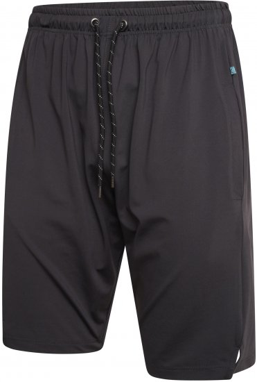 Kam Jeans AP004 Active Performance Shorts Charcoal - Trenirke & kratke trenirke - Moške Trenirke za Močnejše Postave