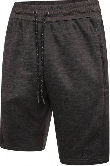 Kam Jeans AP005 Active Performance Marl Shorts Charcoal - Trenirke & kratke trenirke - Moške Trenirke za Močnejše Postave
