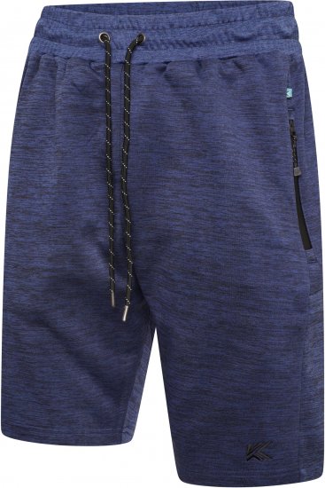 Kam Jeans AP005 Active Performance Marl Shorts Indigo - Trenirke & Kratke trenirke - Moške Trenirke za Močnejše Postave