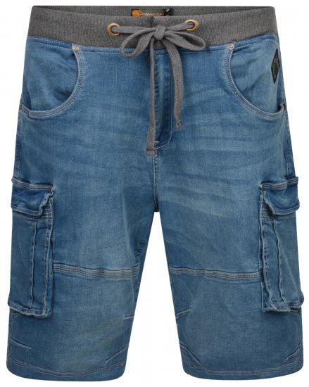 Kam Jeans Dito Denim Shorts Light Used - Kratke hlače - Moške Kratke Hlače za Močnejše Postave