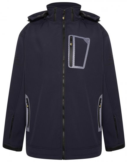 Kam Jeans KV39 Lahka jakna Temno modra - Jakne - Moške bunde za Močnejše Postave