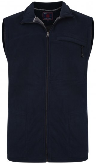 Kam Jeans KV99 Fleece Vest Navy - Športna & zunanja oblačila - Moška Športna Oblačila za Močnejše postave