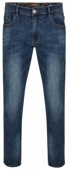 Kam Jeans Lorenzo Mid Used - Kavbojke & hlače - Moške Kavbojke in Hlače za Močnejše Postave