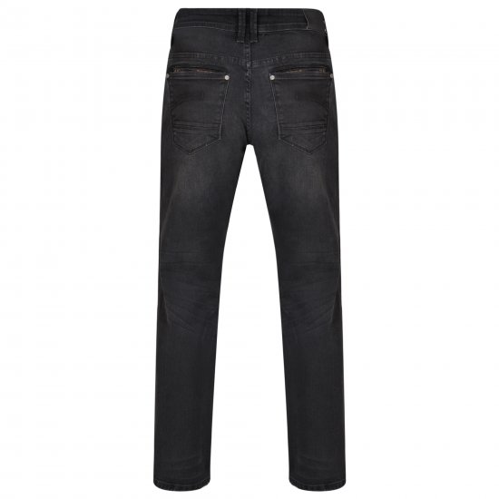 Kam Jeans Ortega Jeans Black Used - Kavbojke & hlače - Moške Kavbojke in Hlače za Močnejše Postave