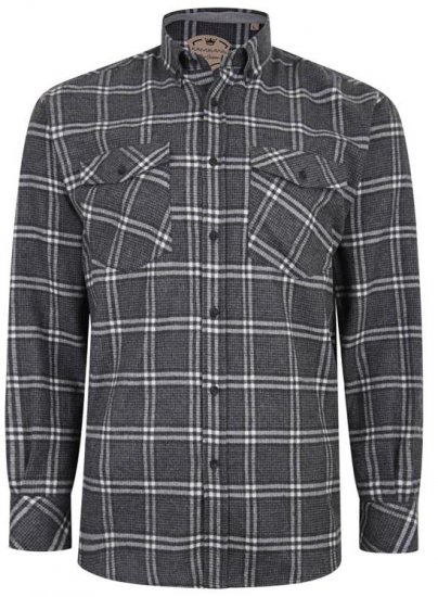 Kam Jeans P682 Flannel Shirt - Srajce - Moške srajce za Močnejše Postave
