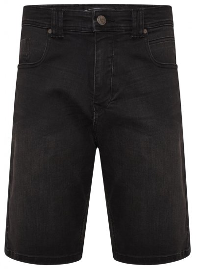 Kam Jeans Vigo2 Jeans Shorts Black Used - Kratke hlače - Moške Kratke Hlače za Močnejše Postave