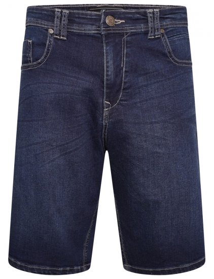 Kam Jeans Vigo2 Jeans Shorts Dark Used - Kratke hlače - Moške Kratke Hlače za Močnejše Postave