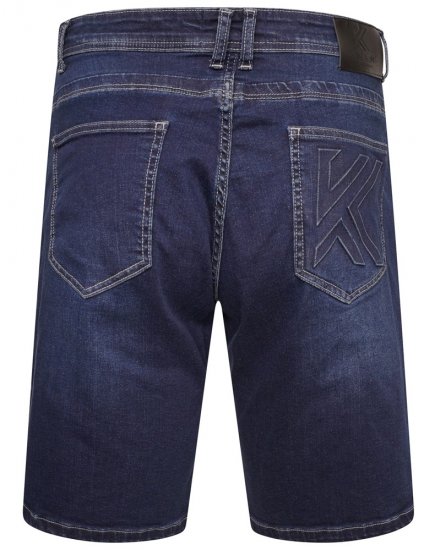 Kam Jeans Vigo2 Jeans Shorts Dark Used - Kratke hlače - Moške Kratke Hlače za Močnejše Postave