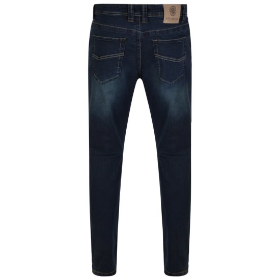 Kam Jeans Vincent Dark Wash - Kavbojke & hlače - Moške Kavbojke in Hlače za Močnejše Postave