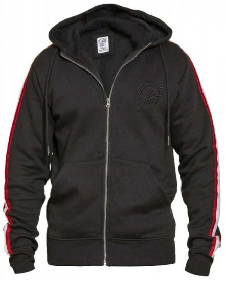 D555 Kentucky Hoodie Black - Puloverji & jopice - Moški Puloverji & Jopice za Močnejše Postave