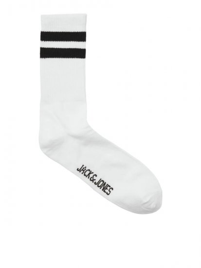 Jack & Jones Travis Teniške nogavice Bela 3-pack - Spodnje perilo & kopalne hlače - Moško Spodnje Perilo za močnejše postave