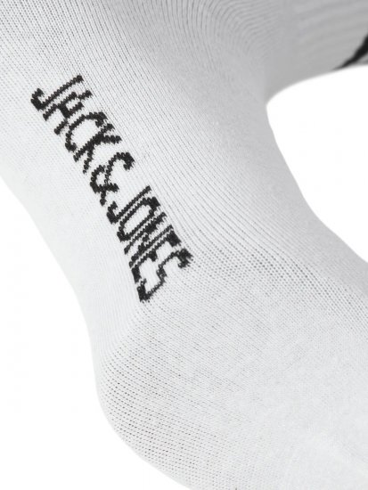 Jack & Jones Travis Teniške nogavice Bela 3-pack - Spodnje perilo & kopalne hlače - Moško Spodnje Perilo za močnejše postave