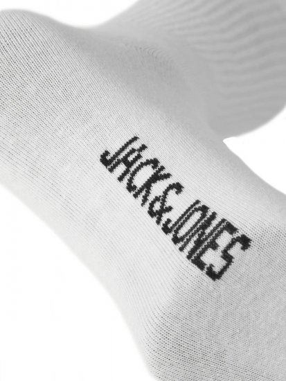 Jack & Jones Basic Teniške nogavice Bela 5-pack - Spodnje perilo & kopalne hlače - Moško Spodnje Perilo za močnejše postave