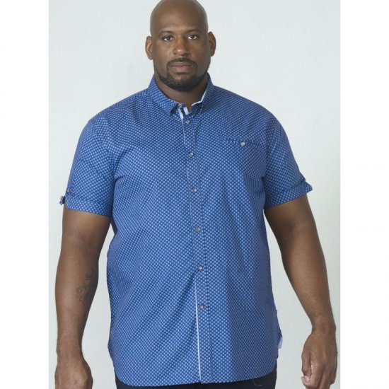 D555 Bobby Short Sleeve Shirt - Srajce - Moške srajce za Močnejše Postave