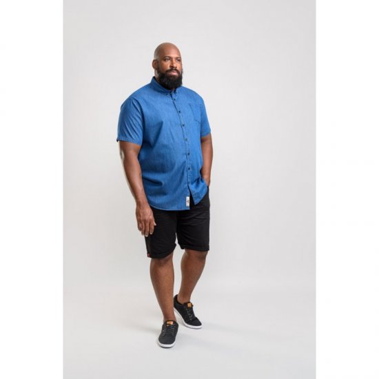 D555 Arnold Denim Shirt - Srajce - Moške srajce za Močnejše Postave