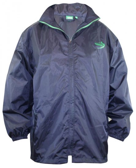 D555 Zac "Packaway" Rain Jacket Navy - Športna & zunanja oblačila - Moška Športna Oblačila za Močnejše postave